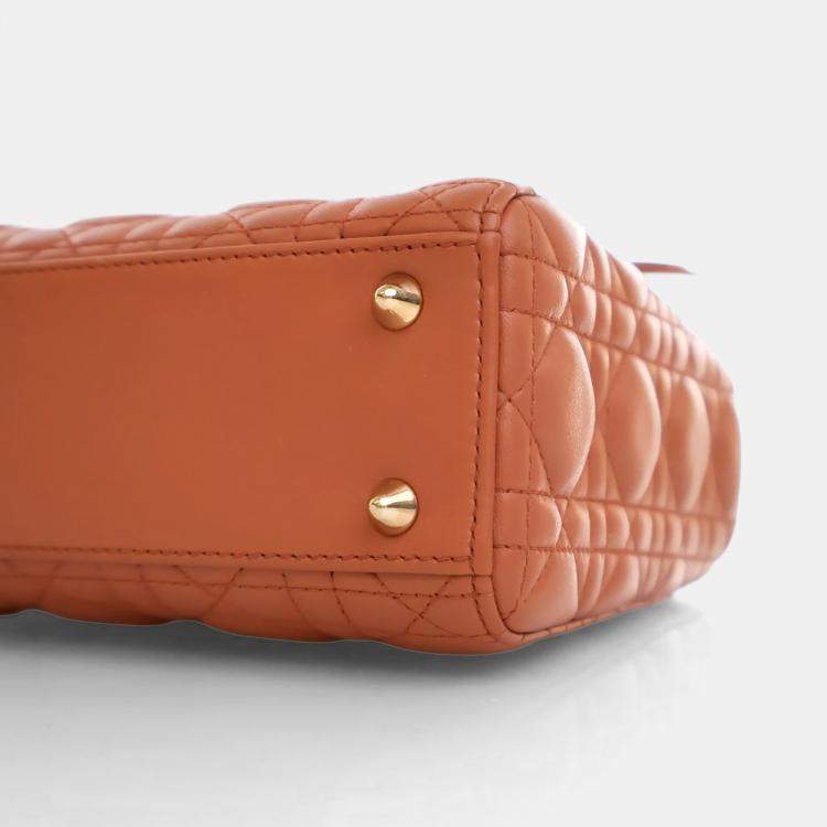 Pre Owned Dior Small Lambskin Lady Dior MyABCDior