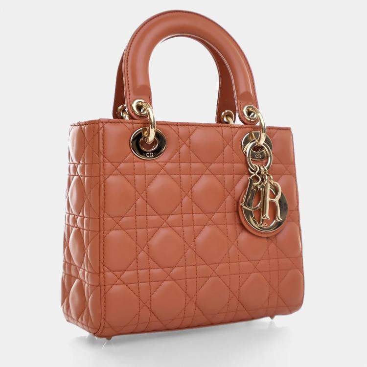 Pre Owned Dior Small Lambskin Lady Dior MyABCDior