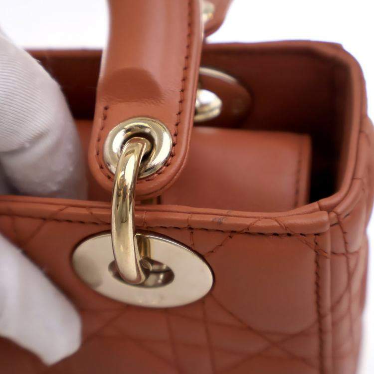 Pre Owned Dior Small Lambskin Lady Dior MyABCDior