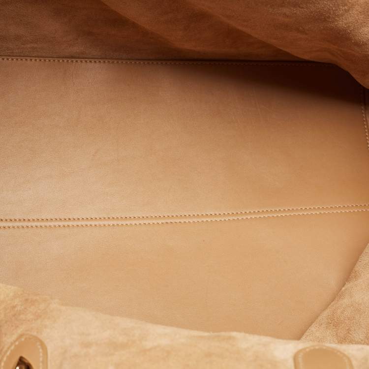 مملوكة مسبقًا Dior Toujours Large Tan Macrocannage Leather Tote