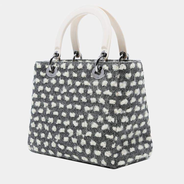Pre Owned Medium Tweed Lady Dior