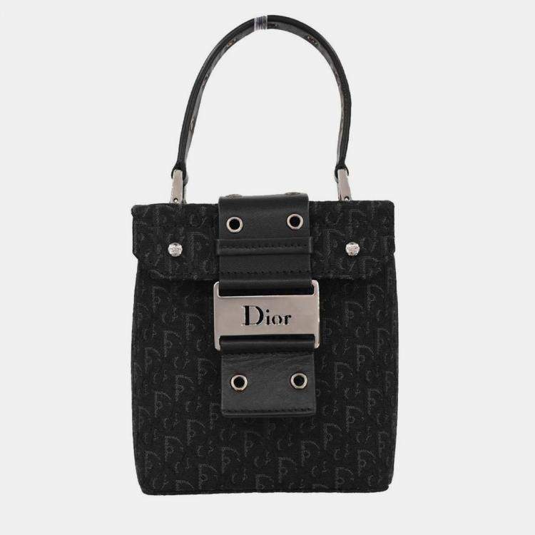 Pre Owned Christian Dior Black Street Chic Trotter Handbag