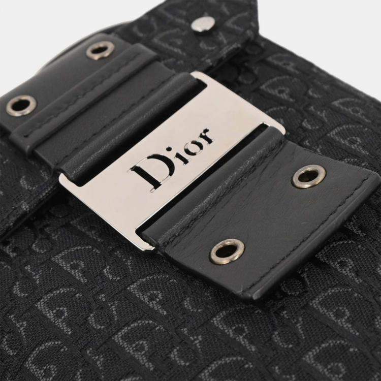 Pre Owned Christian Dior Black Street Chic Trotter Handbag