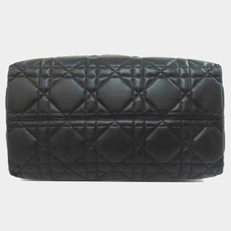 Pre Owned Christian Dior Lady Tote Bag Calfskin