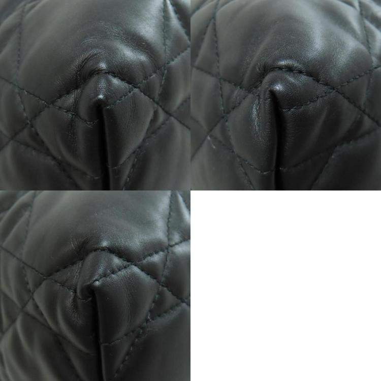 Pre Owned Christian Dior Lady Tote Bag Calfskin