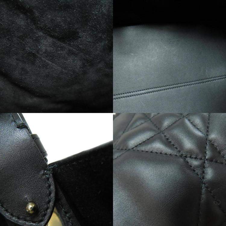 Pre Owned Christian Dior Lady Tote Bag Calfskin