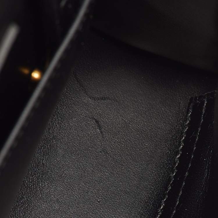 Pre Owned Dior St Honoré Medium Black Cannage Leather Tote