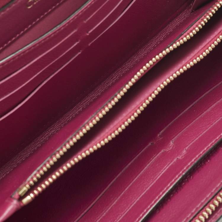 مملوكة مسبقًا Dior Diorissimo Voyageur Black Leather Zip Around Wallet