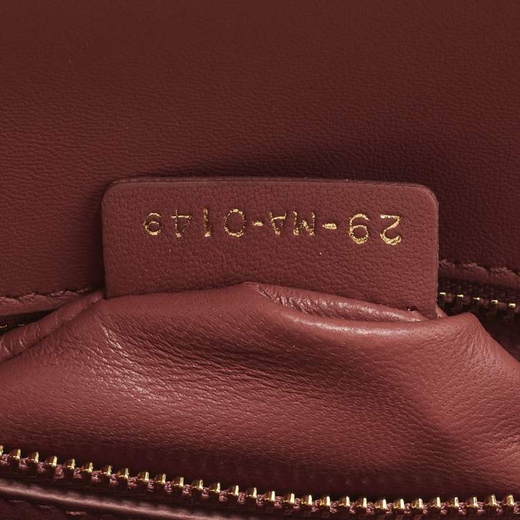 Pre Owned Dior 30 Montaigne Old Rose Leather Shoulder Bag