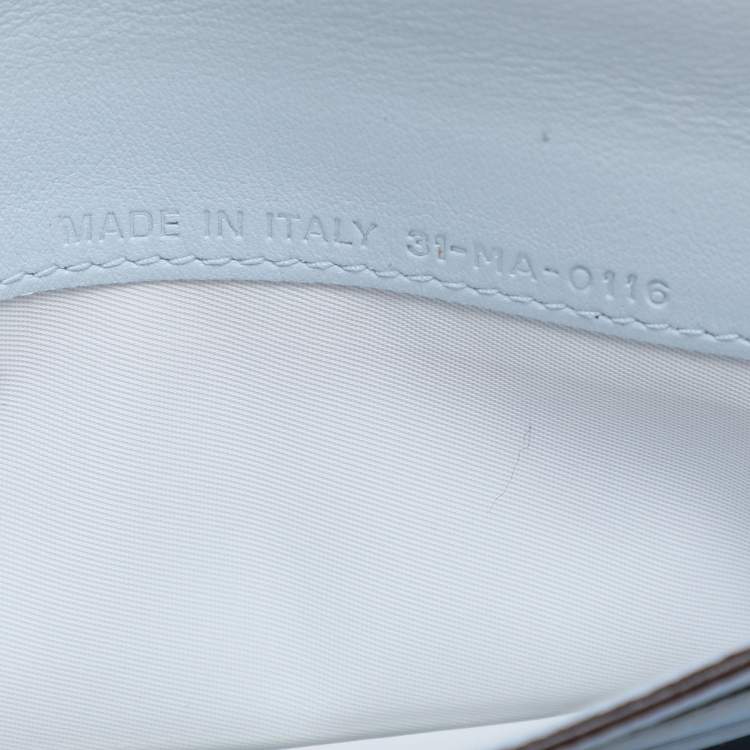 Pre Owned Dior Diorissimo Pink Leather Continental Wallet