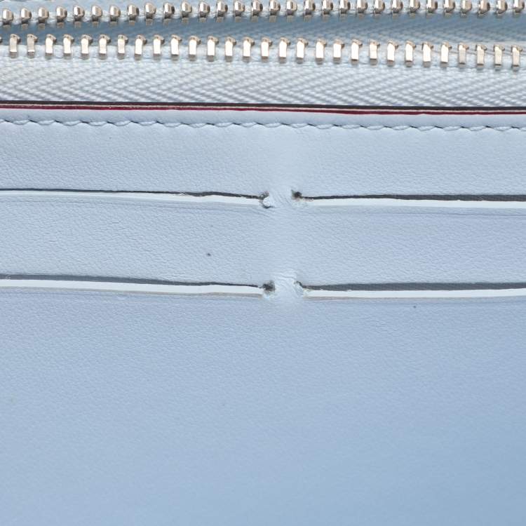 Pre Owned Dior Diorissimo Pink Leather Continental Wallet