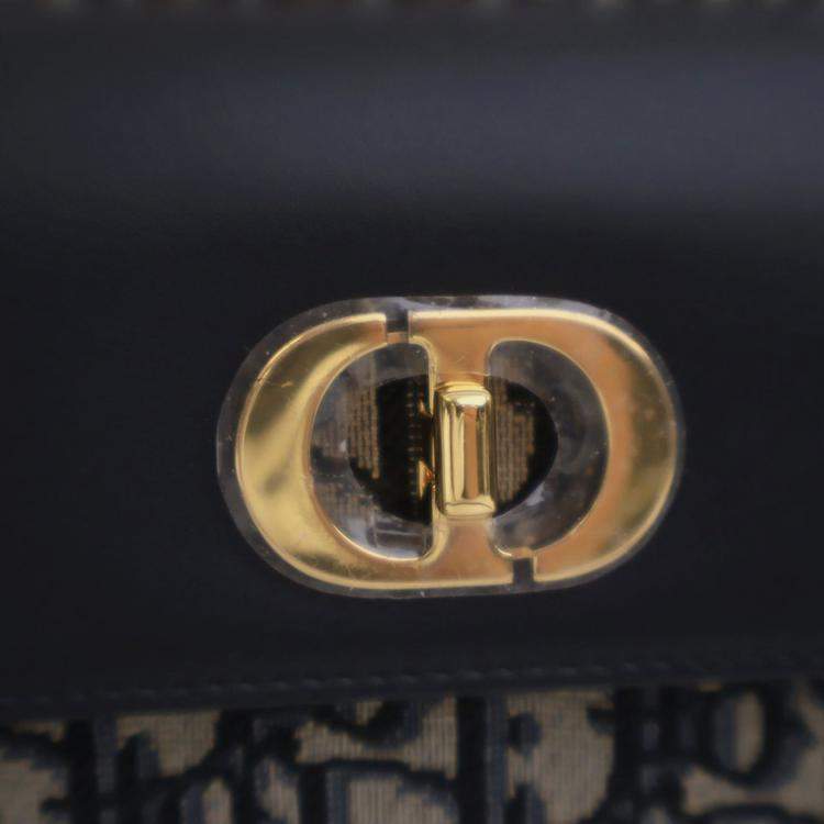 مملوكة مسبقًا Dior Blue Mini Oblique Canvas Miss Maddy Flap