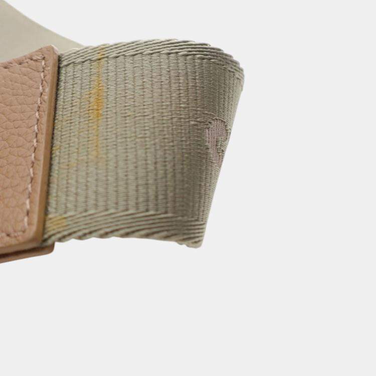 Pre Owned Dior Brown Multicolor Oblique Canvas Saddle Crossbody