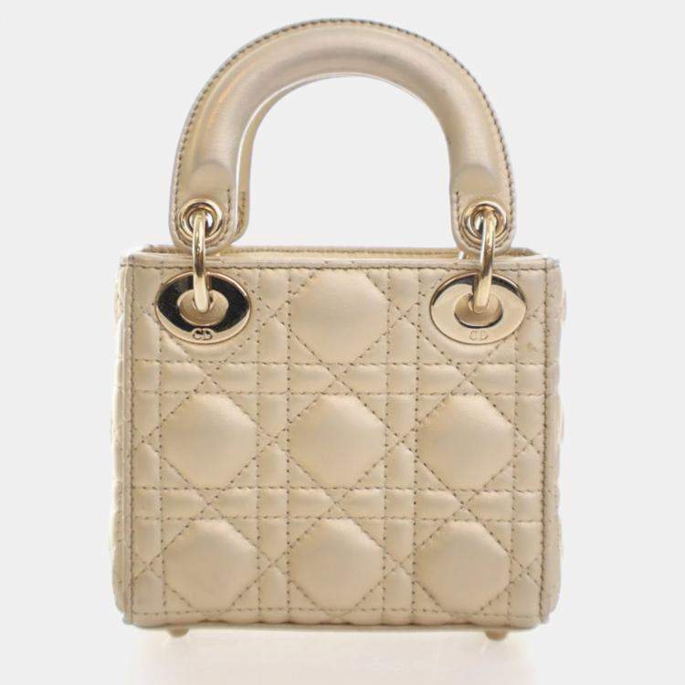مملوكة مسبقًا Christian Dior Micro Lambskin Lady Dior