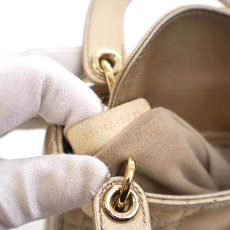 مملوكة مسبقًا Christian Dior Micro Lambskin Lady Dior