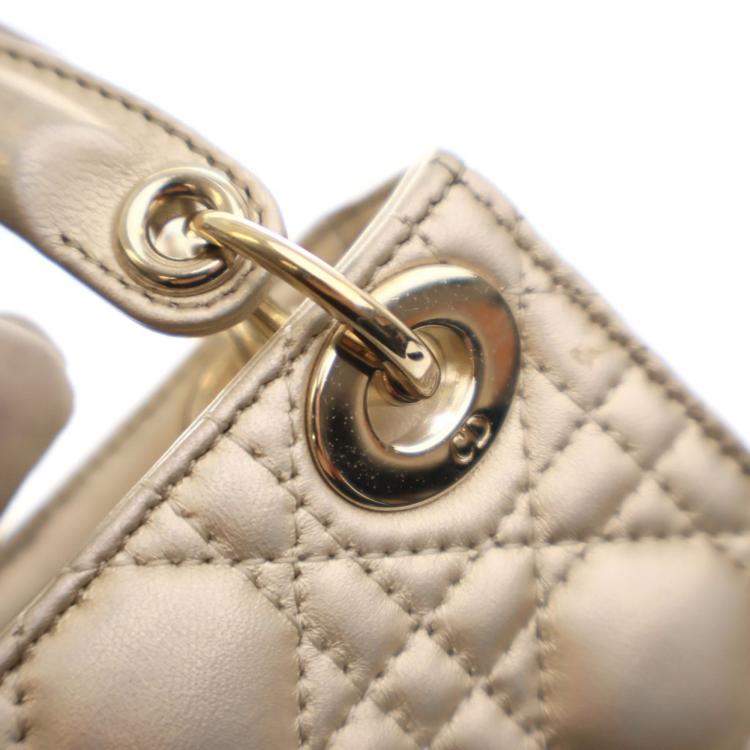 مملوكة مسبقًا Christian Dior Micro Lambskin Lady Dior