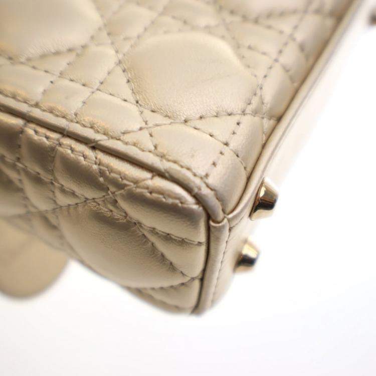 مملوكة مسبقًا Christian Dior Micro Lambskin Lady Dior