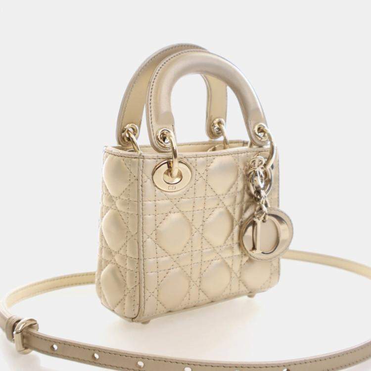 مملوكة مسبقًا Christian Dior Micro Lambskin Lady Dior