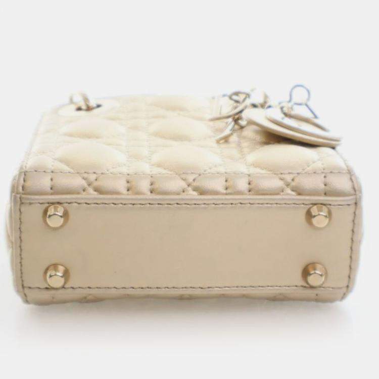 مملوكة مسبقًا Christian Dior Micro Lambskin Lady Dior