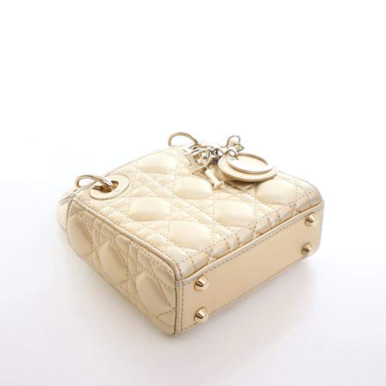 مملوكة مسبقًا Christian Dior Micro Lambskin Lady Dior