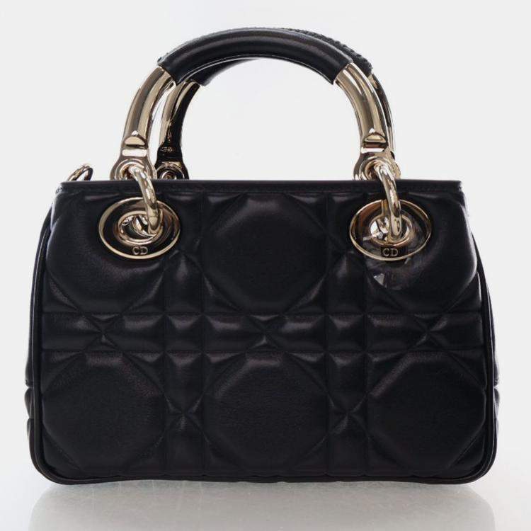 Pre Owned Dior Mini Lambskin The Lady 95.22