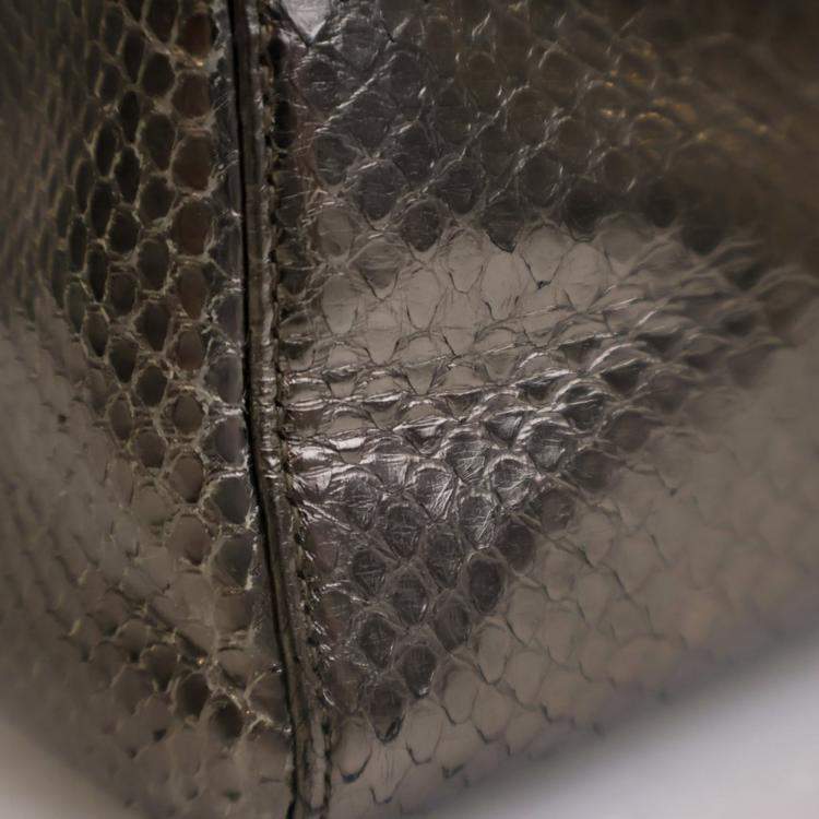 Pre Owned Dior Medium Python Lady Dior