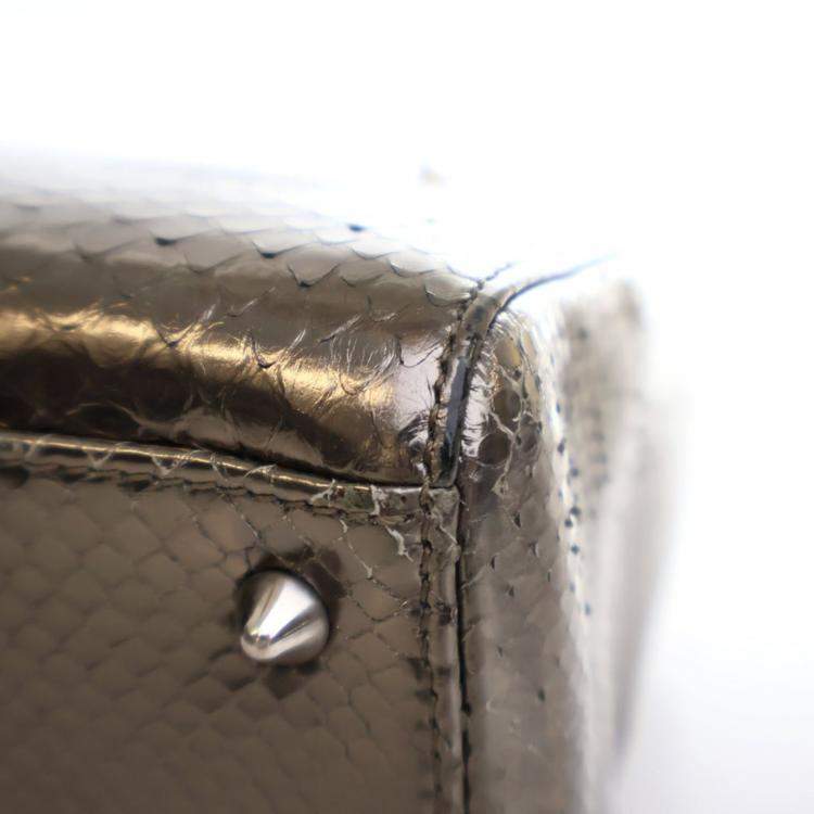 Pre Owned Dior Medium Python Lady Dior