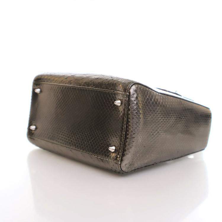 Pre Owned Dior Medium Python Lady Dior