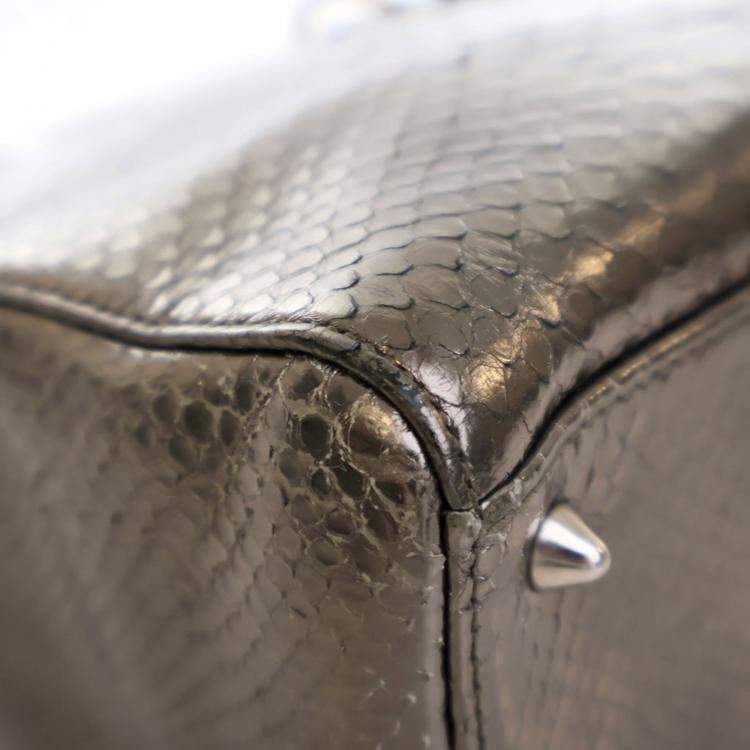 Pre Owned Dior Medium Python Lady Dior