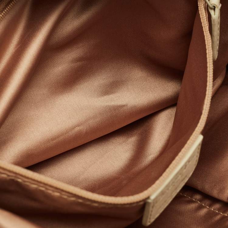 Pre Owned Dior Gypsy Ruffle Olive Large Green Leather Hobo