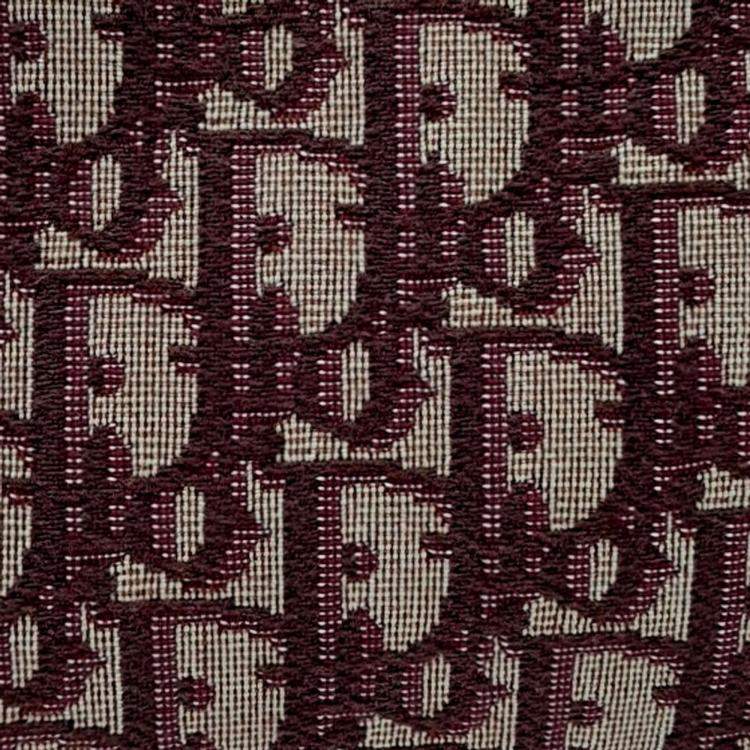 Pre Owned Dior Red Canvas Oblique Quake Clutch