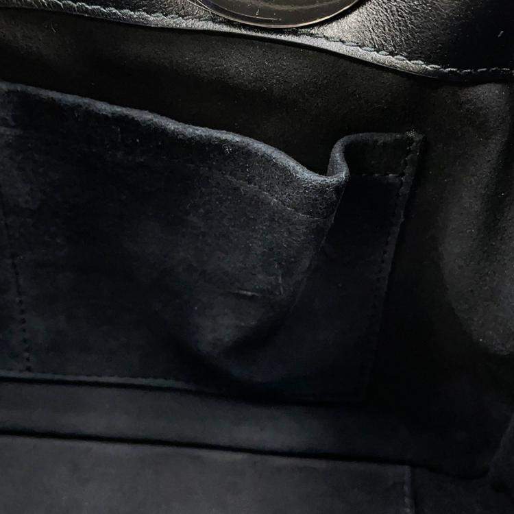 مملوكة مسبقًا Christian Dior 95.22 Cannage Medium Leather Handbag Black