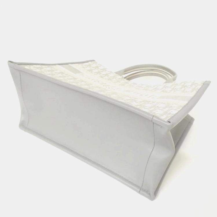 Pre Owned Christian Dior Dior Oblique Book Tote Medium Handbag