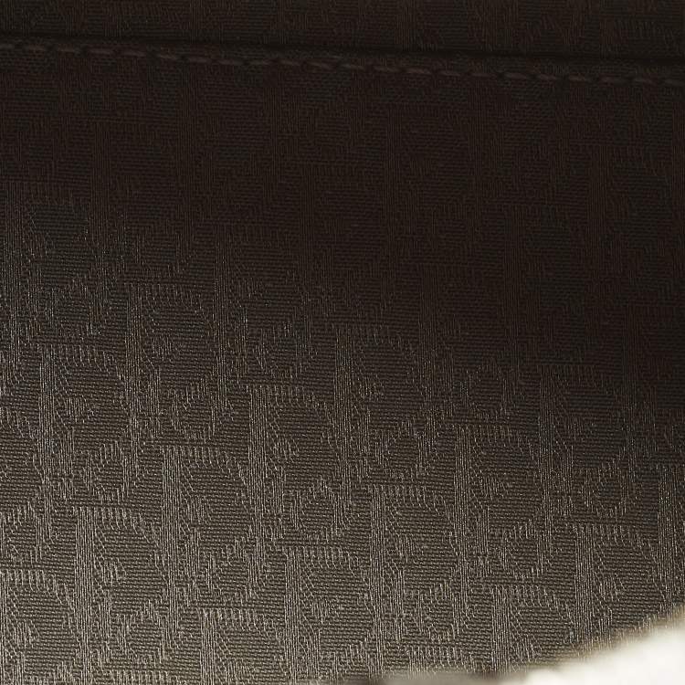 Pre Owned Dior Lady Dior Medium Off White Cannage Patent Leather Tote