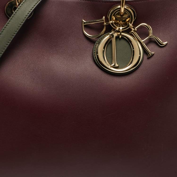 مملوكة مسبقًا Dior Diorissimo Large Tricolor Leather Tote