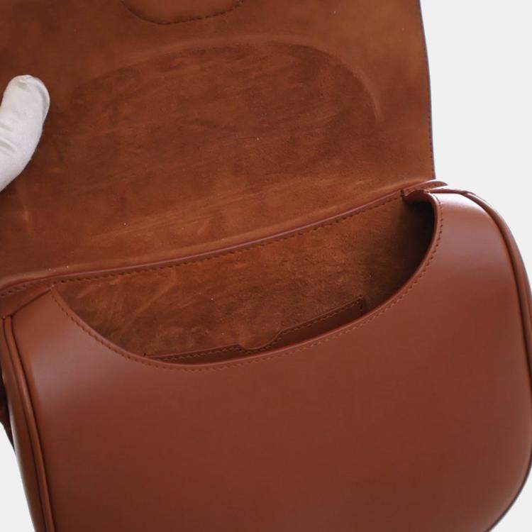 Pre Owned Dior Brown Medium Leather Bobby Crossbody