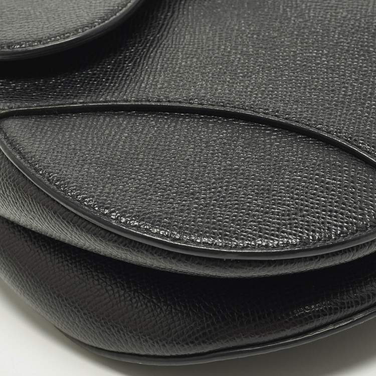 Pre Owned حقيبة ديور سادل كانفاس أوبليك وبرغندي وجلدي