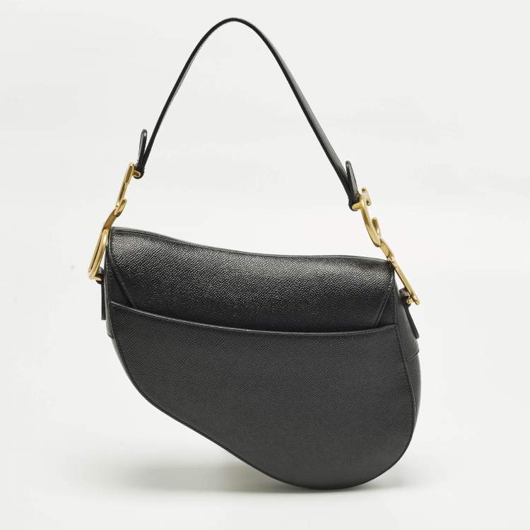 Pre Owned حقيبة ديور سادل كانفاس أوبليك وبرغندي وجلدي