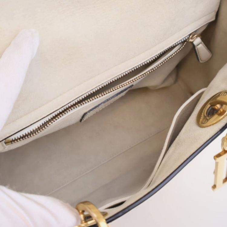 Pre Owned Dior Medium Calfskin Lady Dior