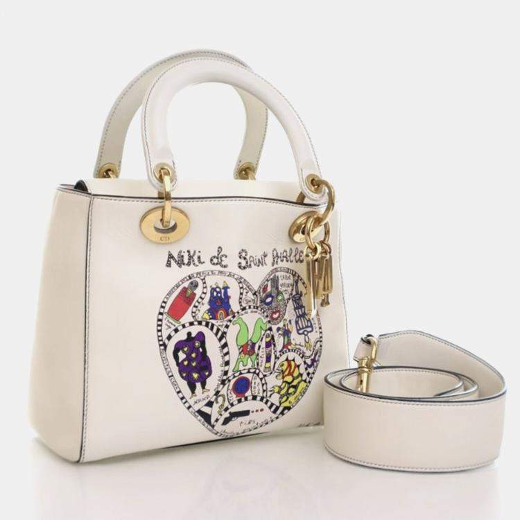 Pre Owned Dior Medium Calfskin Lady Dior