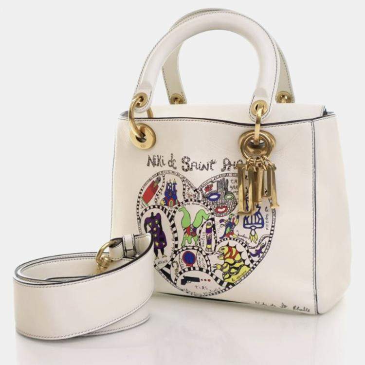 Pre Owned Dior Medium Calfskin Lady Dior