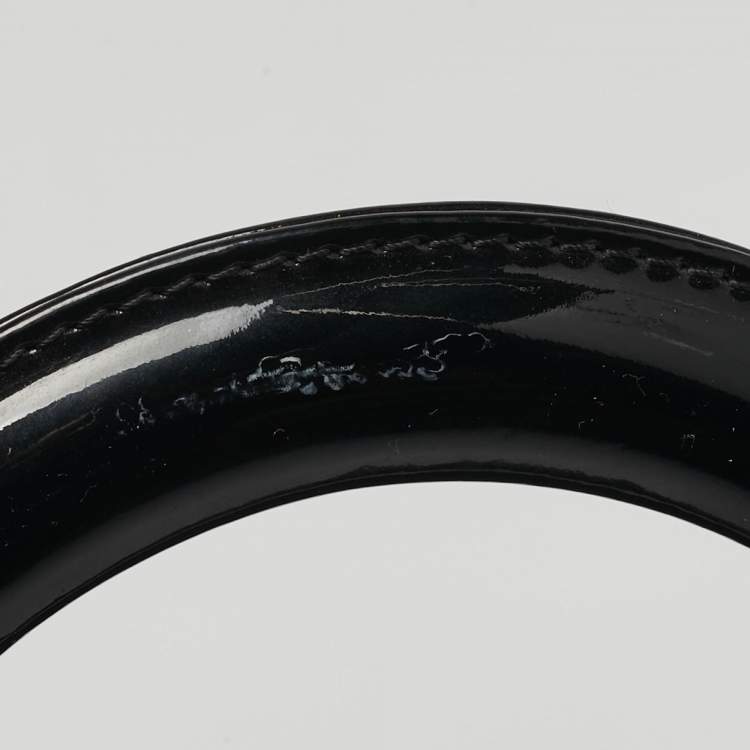 مملوكة مسبقًا Dior Lady Dior Large Black Cannage Patent Leather Tote