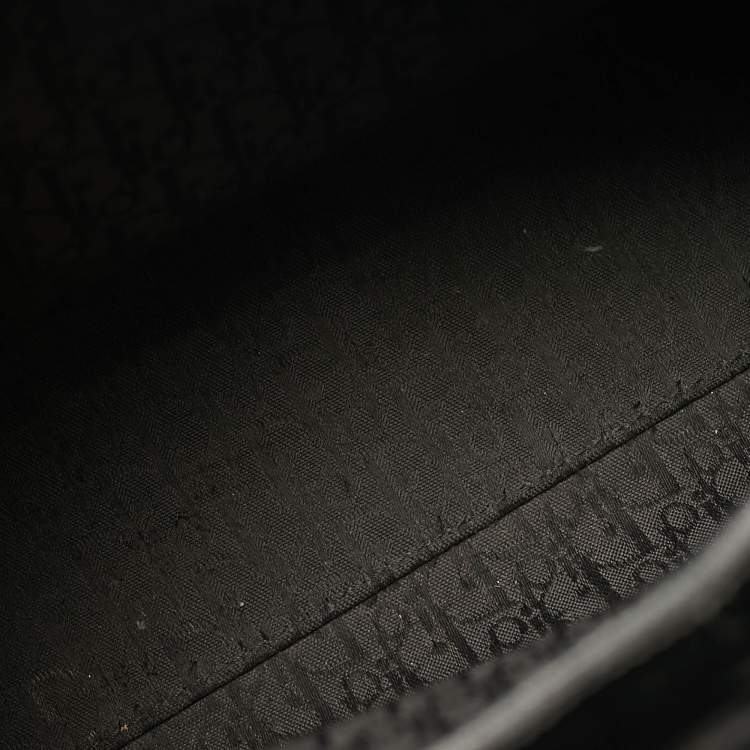 مملوكة مسبقًا Dior Lady Dior Large Black Cannage Patent Leather Tote