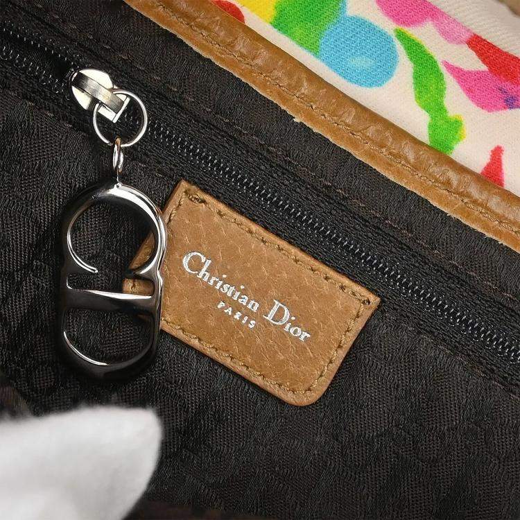 Pre Owned Dior Saddle Multicolor Canvas Saddle Bag