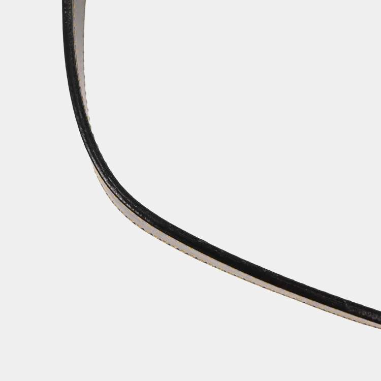 مملوكة مسبقًا Dior Trotter Double Saddle Navy Canvas Shoulder Bag