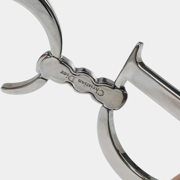 مملوكة مسبقًا Dior Saddle Grey Pink Denim Saddle Bag