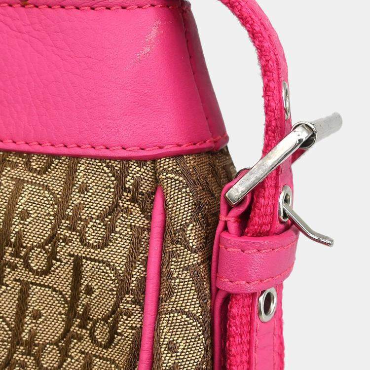 Pre Owned Christian Dior Beige Trotter Handbag