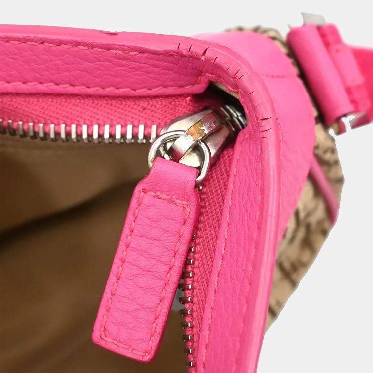 Pre Owned Christian Dior Beige Trotter Handbag