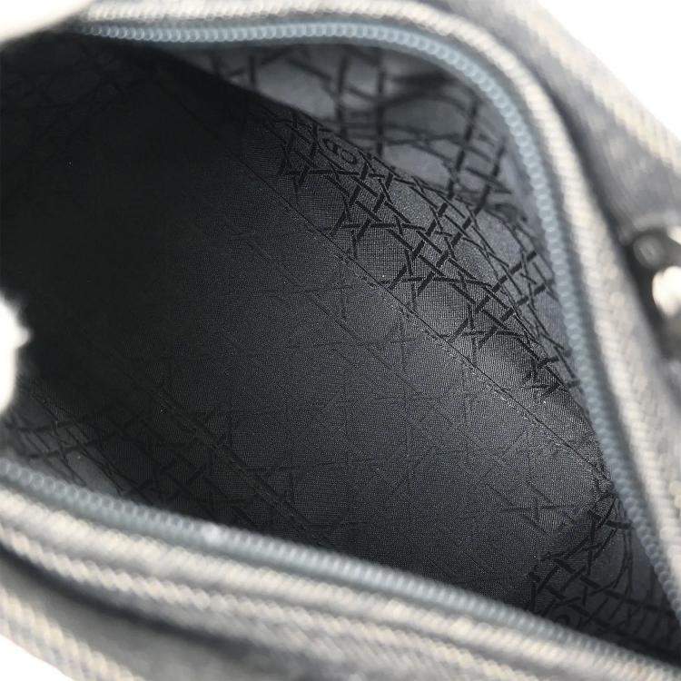 مملوكة مسبقًا Christian Dior Black Denim Lady Dior Cannage Handbag