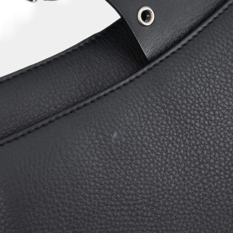 Pre Owned Dior Street Chic Columbus Black Leather Shoulder Bag